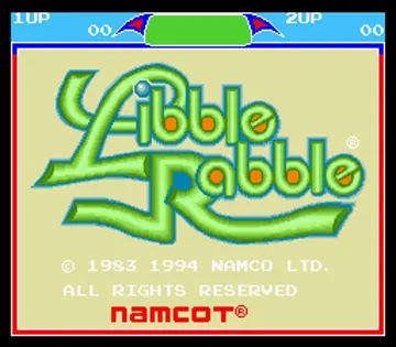 Libble Rabble (Japan) screen shot title